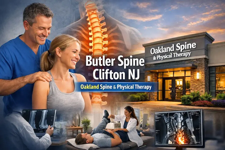 Butler Spine Clifton NJ Chiropractor in Clifton NJ providing spinal adjustment for pain relief in a modern clinic setting