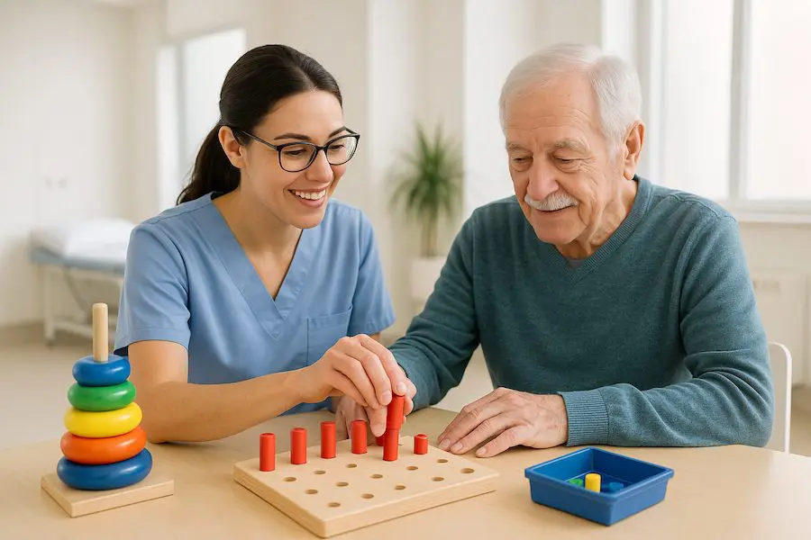 Oakland Spine Occupational Therapy Clifton NJ Chiropractor in Clifton NJ providing spinal adjustment for pain relief in a modern clinic setting
